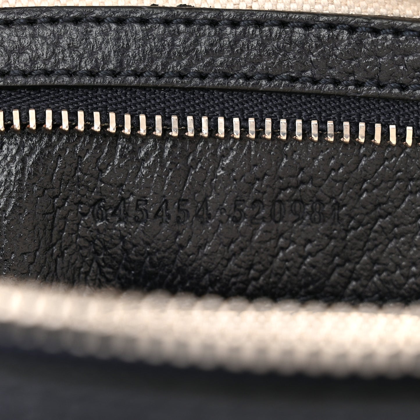 GG Supreme Monogram Textured Dollar Calfskin Small Horsebit 1955 Shoulder Bag Beige Blue