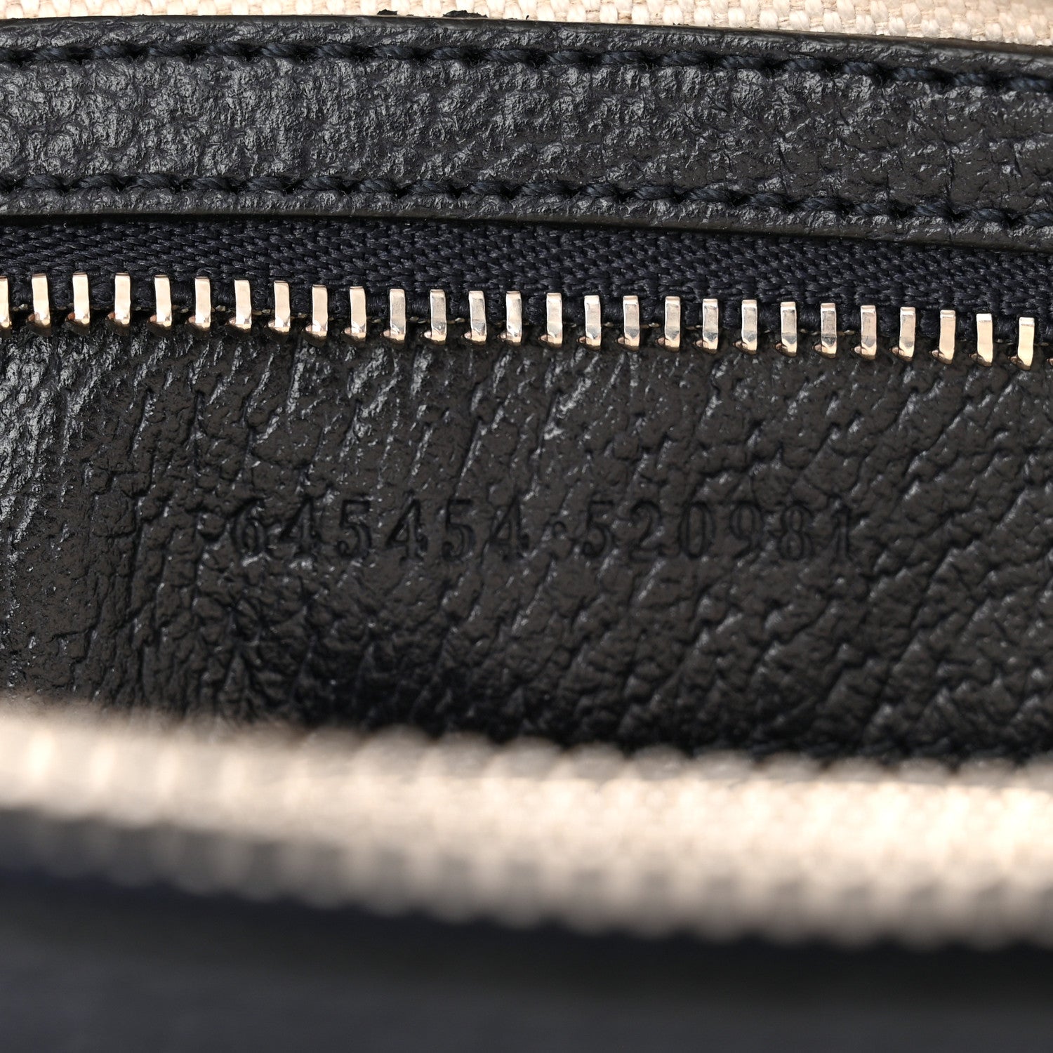Gucci GG Supreme Monogram Textured Dollar Calfskin Small Horsebit 1955 Shoulder Bag Beige Blue 7 of 10