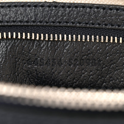 Gucci GG Supreme Monogram Textured Dollar Calfskin Small Horsebit 1955 Shoulder Bag Beige Blue 7 of 10