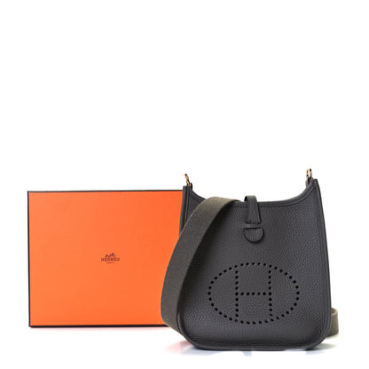 Hermes Taurillon Clemence Evelyne TPM Etain 7 of 7