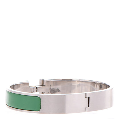 Hermes Matte Enamel Narrow Clic Clac HH Bracelet GM Bambou 3 of 5