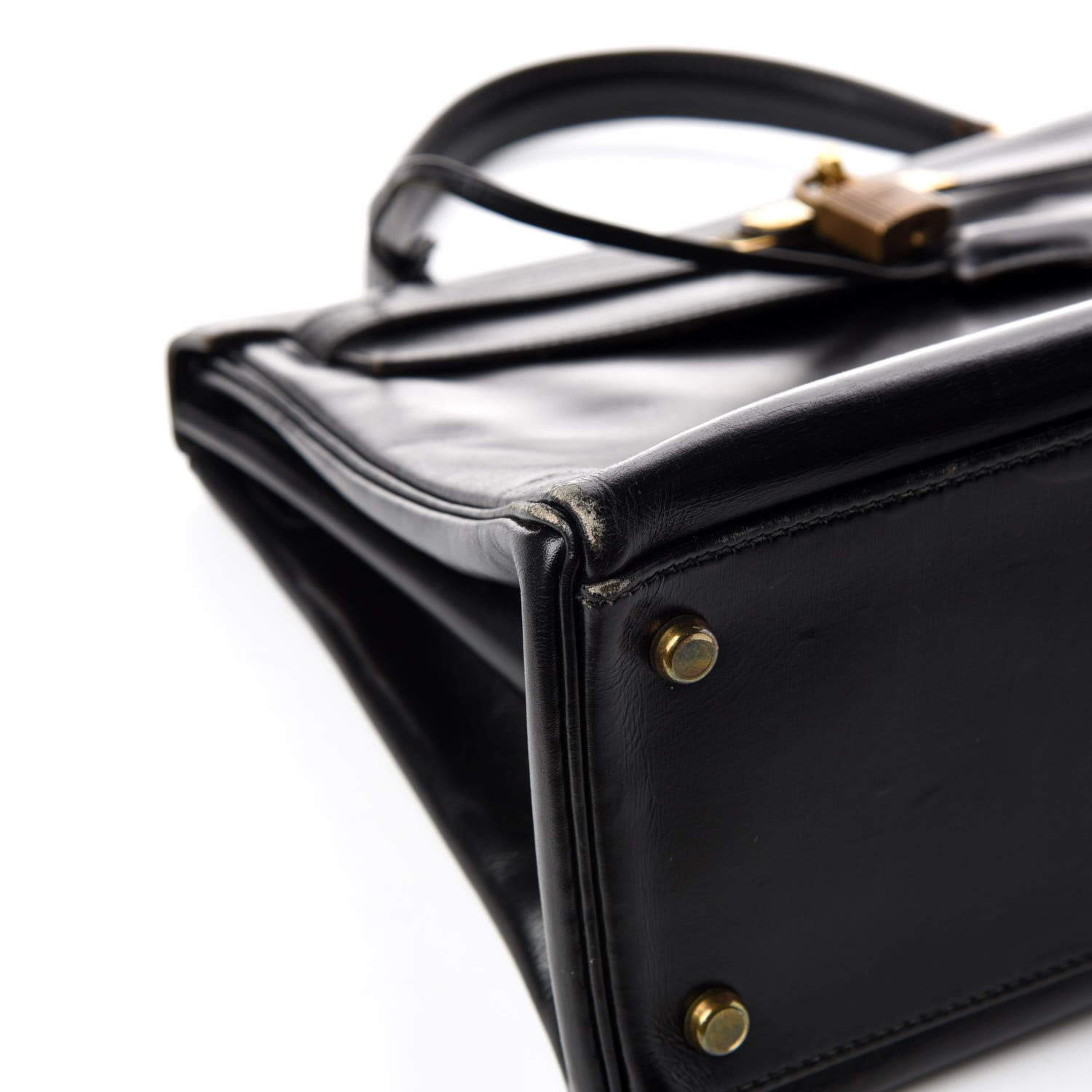 Hermes Box Kelly Retourne 32 Black 35 of 49