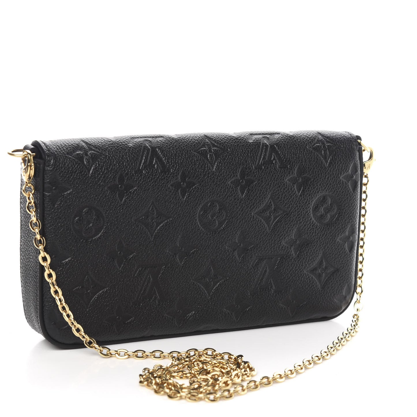 Empreinte Pochette Felicie Chain Wallet Black