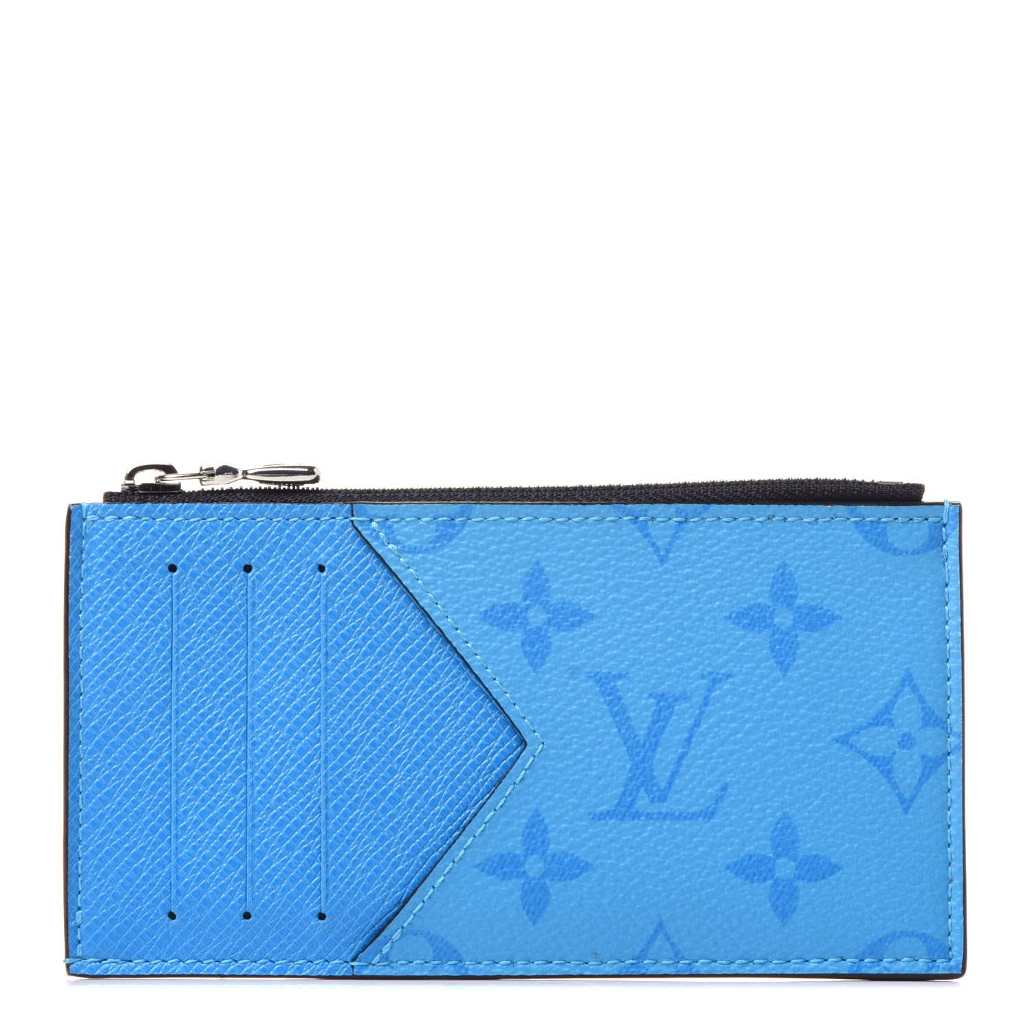 Louis Vuitton Taigarama Coin Card Holder Blue Lagoon 1 of 9