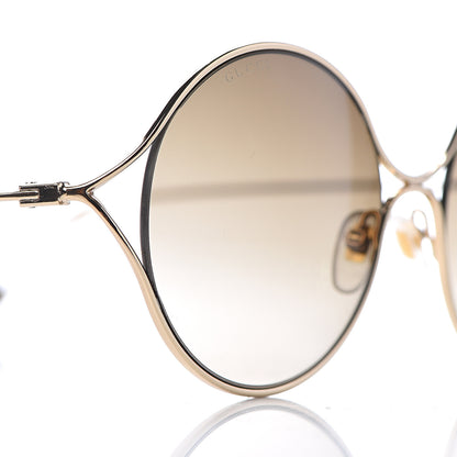 Gucci Round Pearl Tip Sunglasses GG0253S Gold 7 of 8