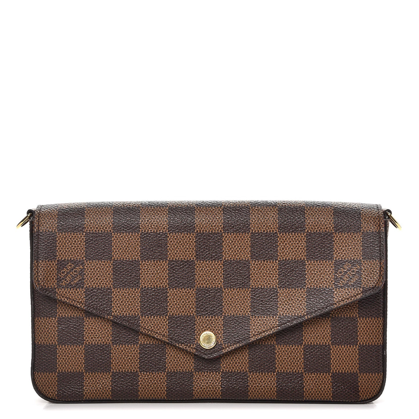 Damier Ebene Pochette Felicie Chain Wallet