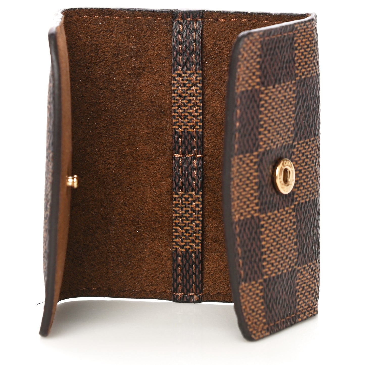 Damier Ebene Cufflinks Case