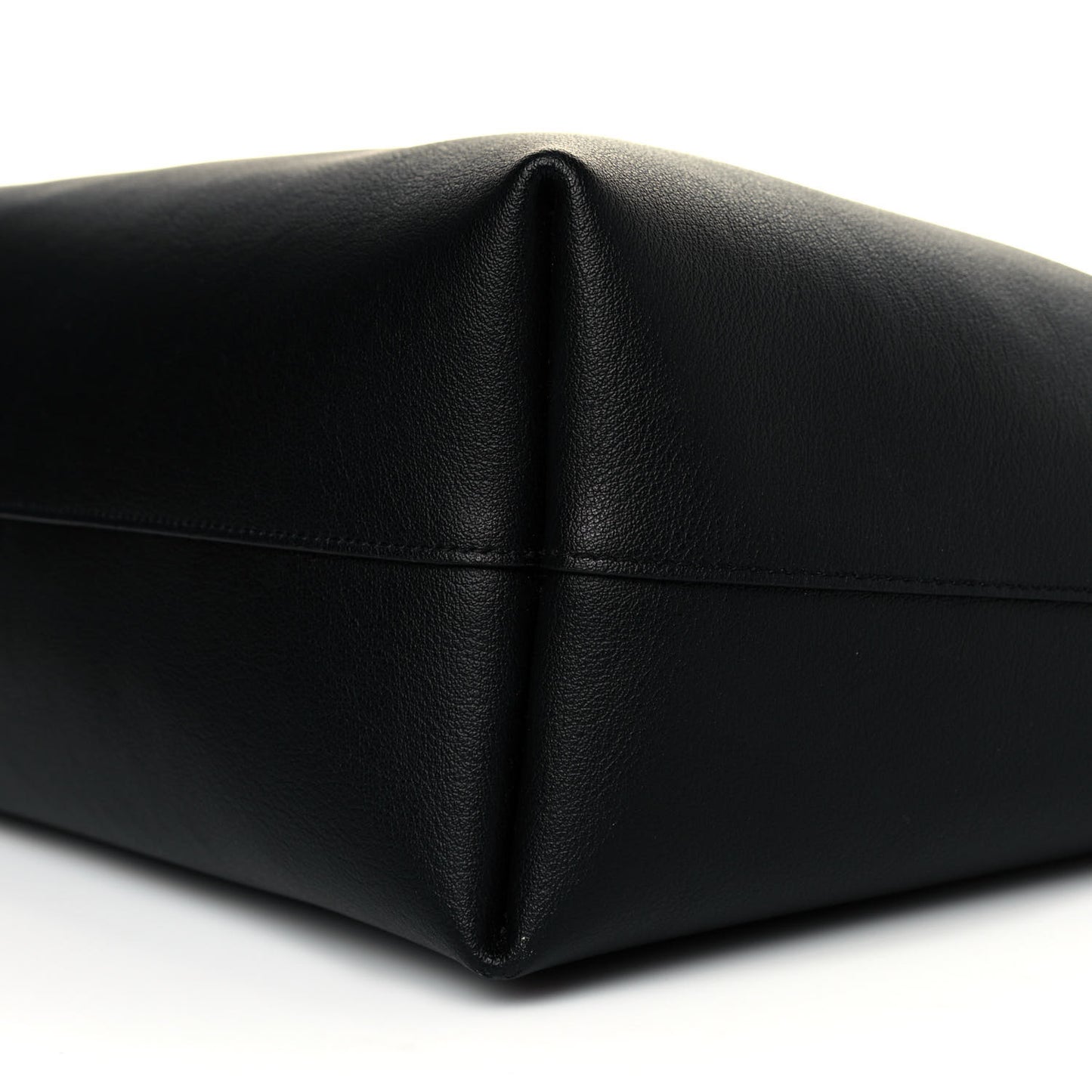 Calfskin Large Shopping Tote Black