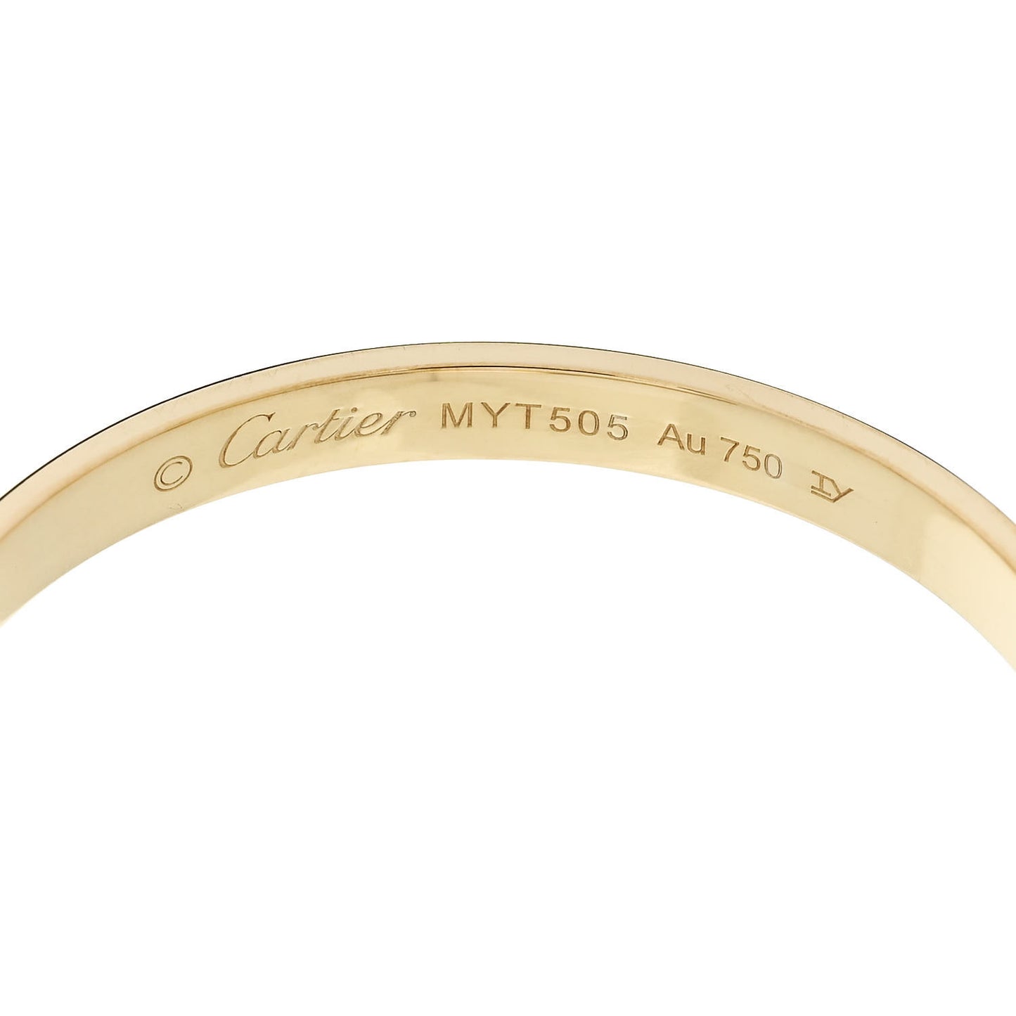 18K Yellow Gold Large LOVE Hoop Earrings