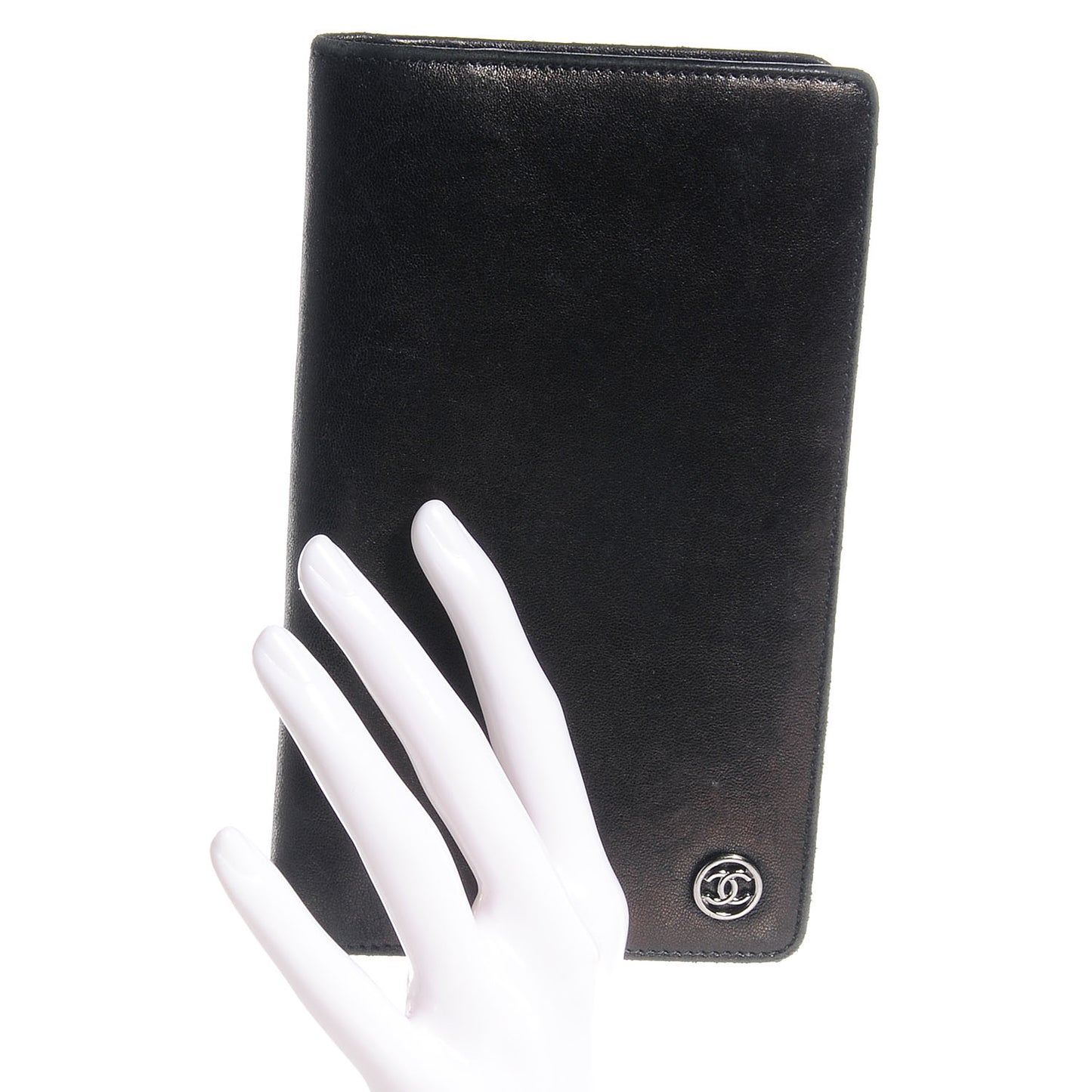 Leather CC Yen Wallet Black