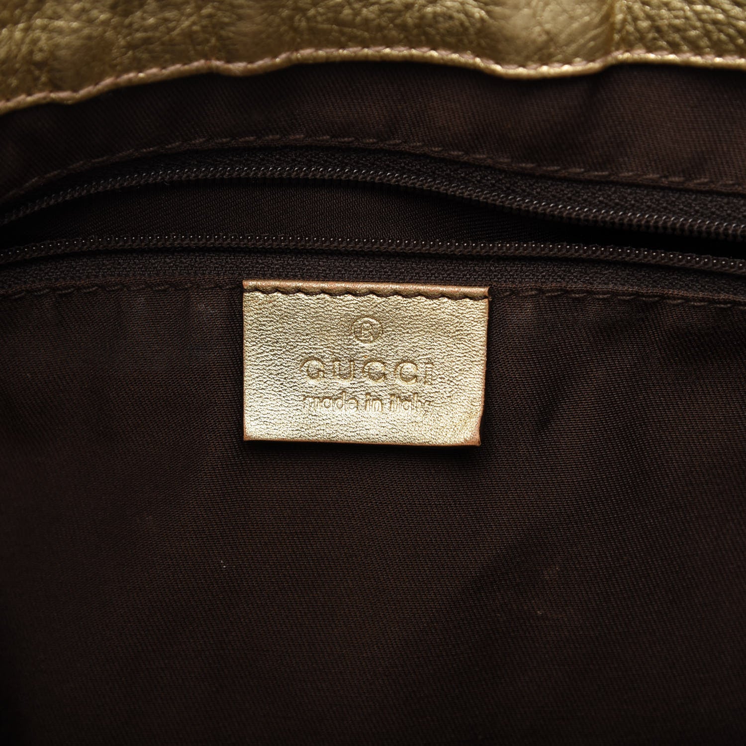 Gucci Monogram Large D Gold Hobo Metallic Gold 8 of 20