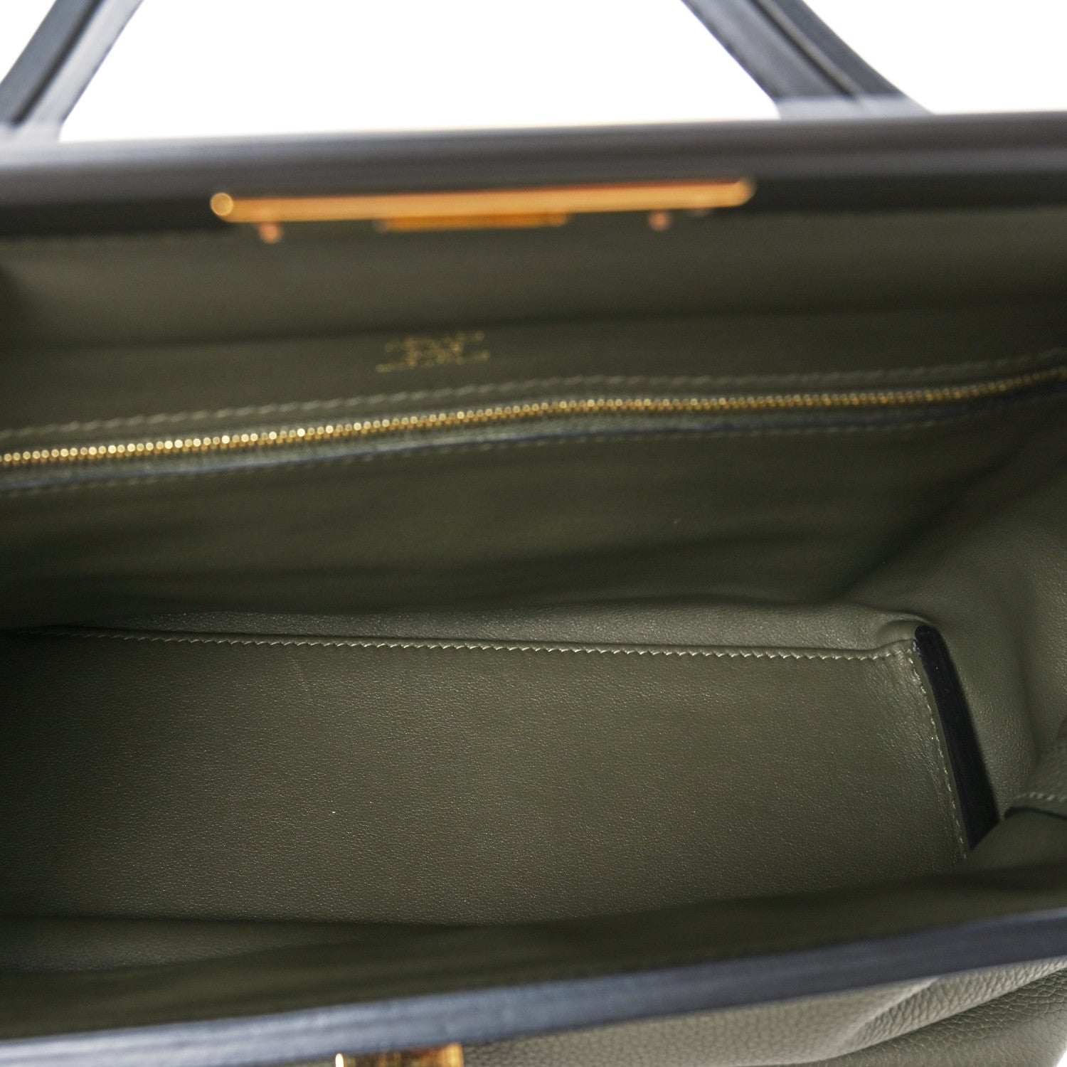 Hermes Taurillon Maurice Swift 24/24 29 Vert Olive Vert Bronze 6 of 7