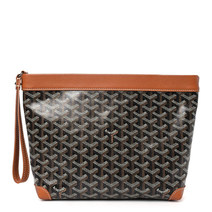 Goyard Goyardine Conti Pouch Black Gold 1 of 6