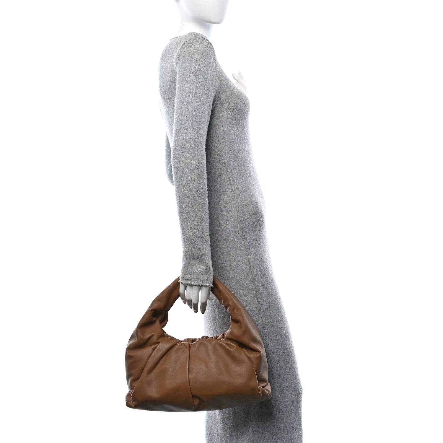 Bottega Veneta Smooth Butter Calfskin Small The Shoulder Pouch Cammello 2 of 12