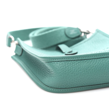Hermes Taurillon Clemence Evelyne TPM Vert Verone 9 of 12