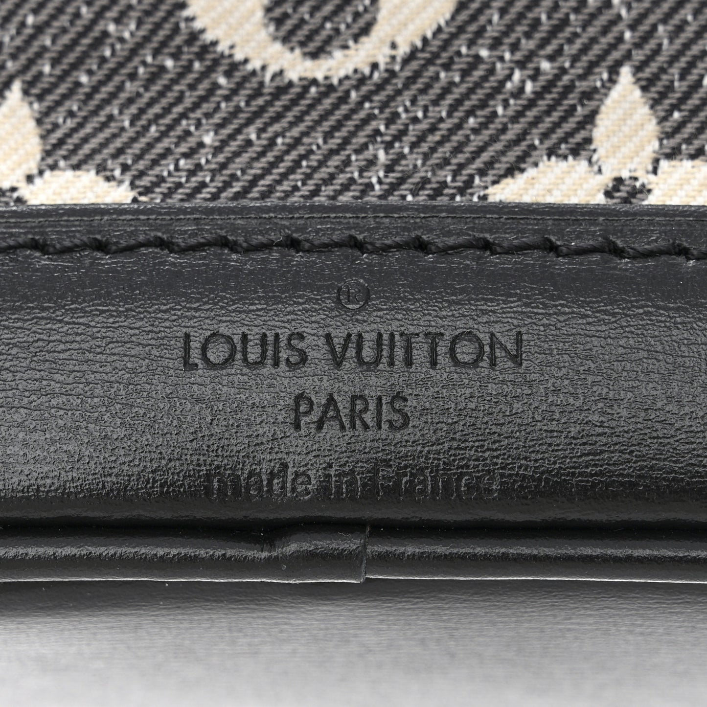 Monogram Jacquard Denim Nano Noe Bleu