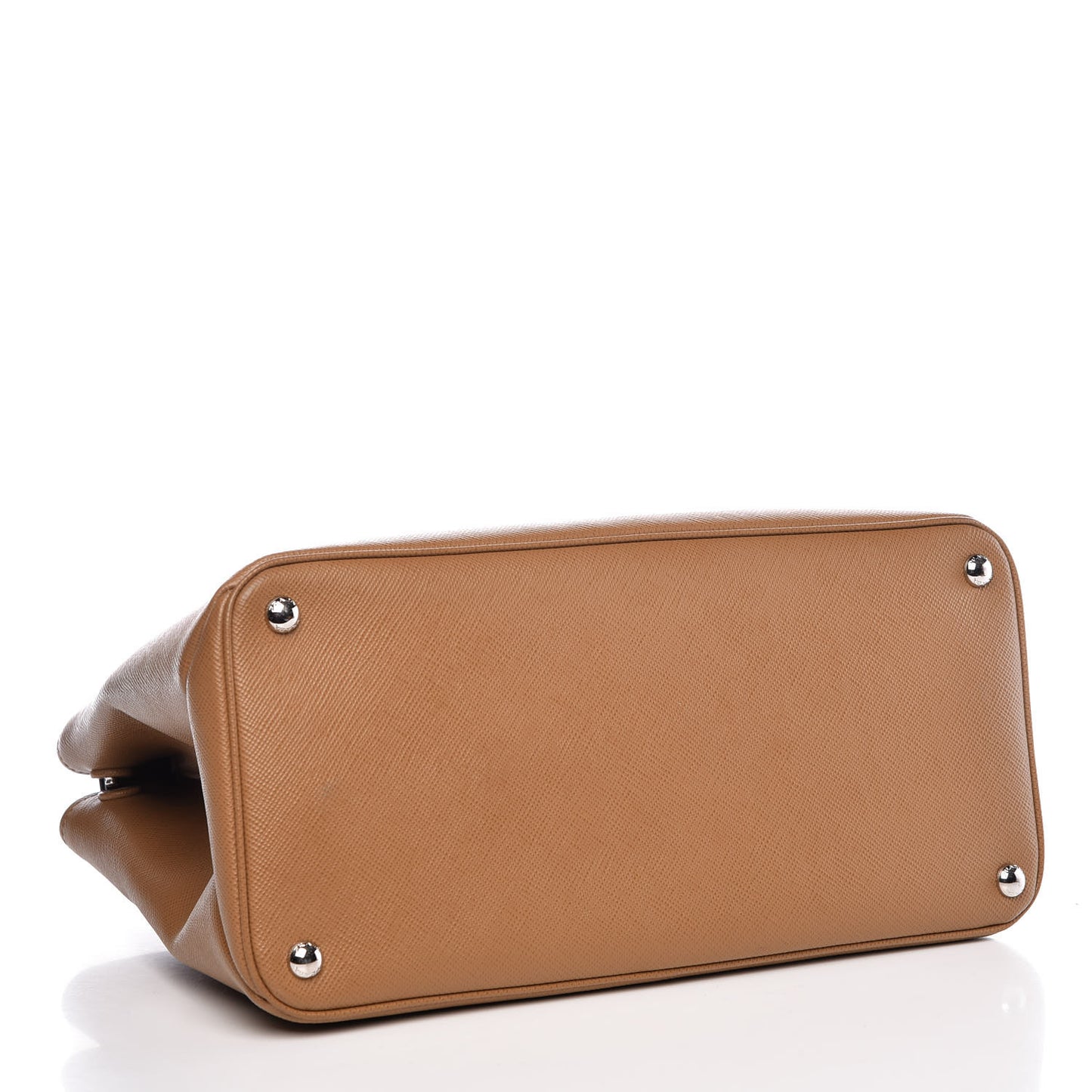 Saffiano Cuir Twin Tote Caramel