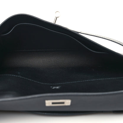 Hermes Swift Kelly Cut Clutch Pochette Black 5 of 10