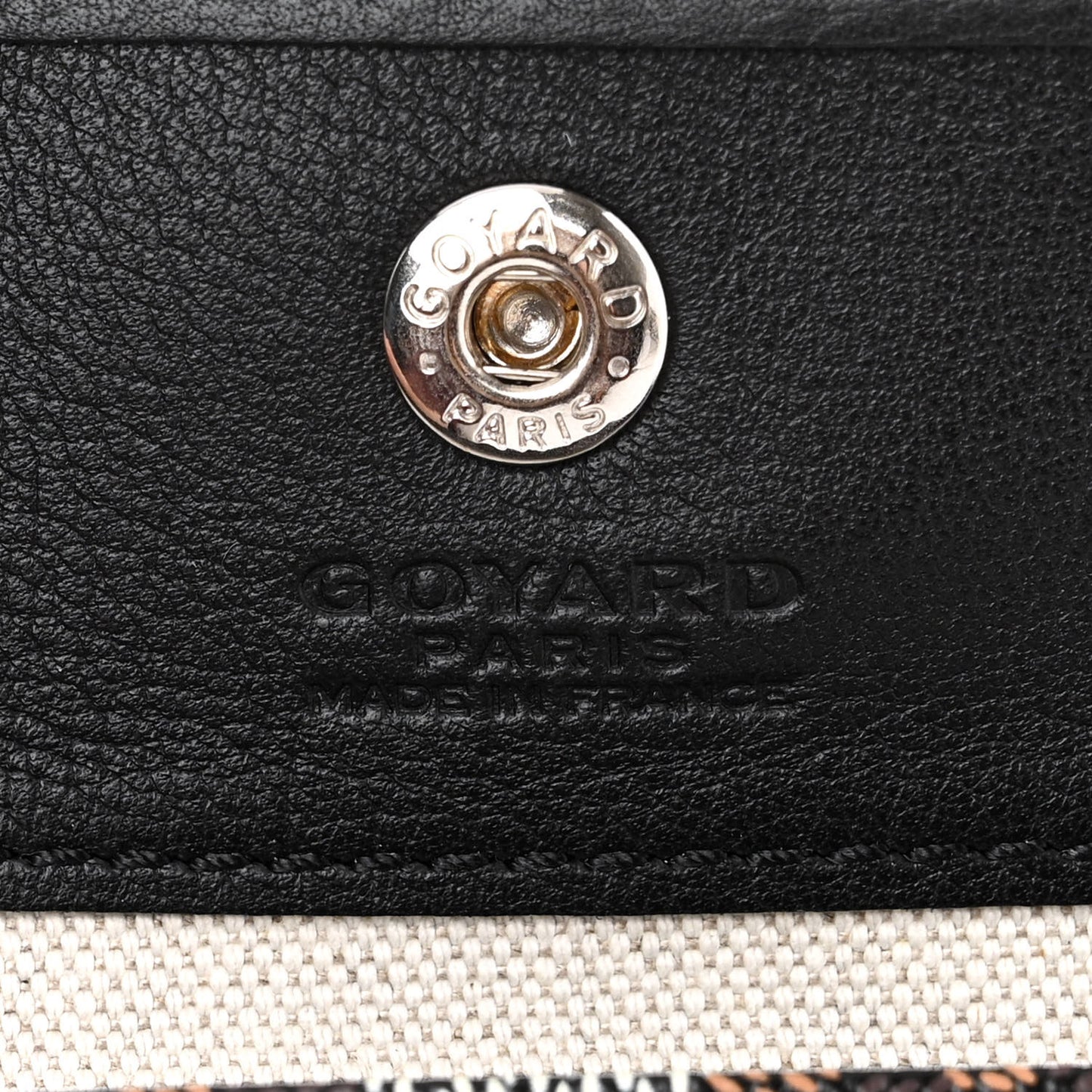 Goyardine Reversible Mini Anjou Black