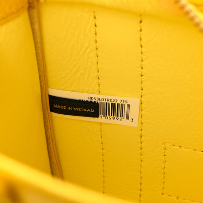 Marc Jacobs Grained Calfskin Micro The Tote Bag Yellow 6 of 10