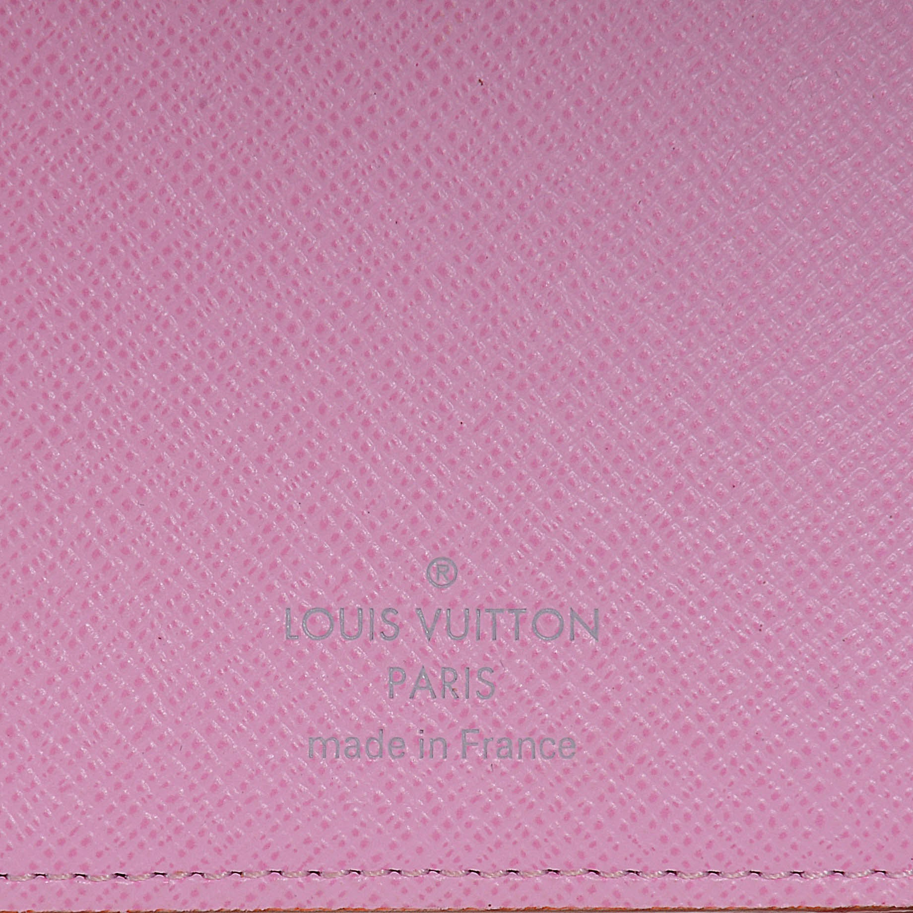 Louis Vuitton Monogram Multicolor Joey Wallet White Litchi 6 of 7