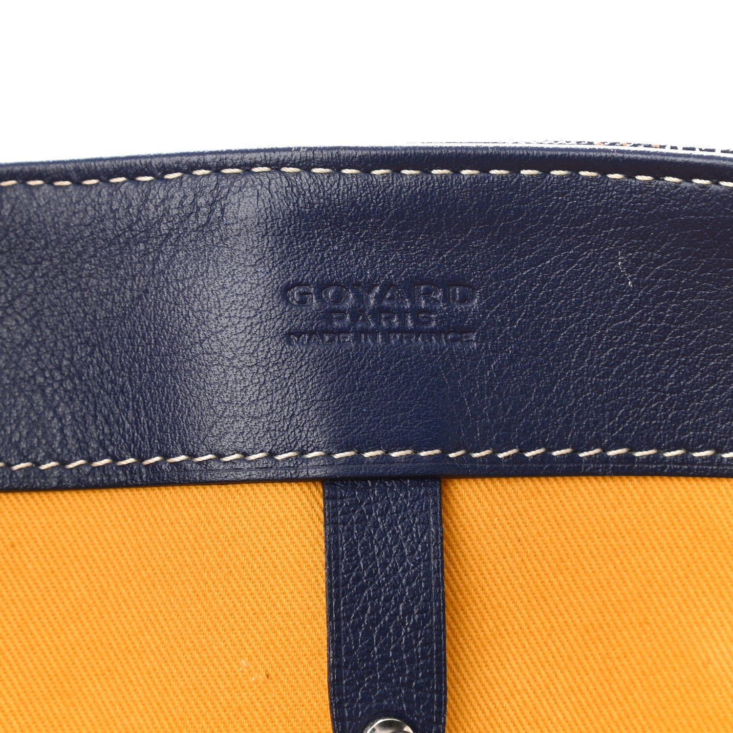 Goyard Goyardine Voltaire III Tote Navy 6 of 11