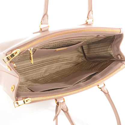 Prada Saffiano Medium Galleria Double Zip Tote Cammeo 8 of 8