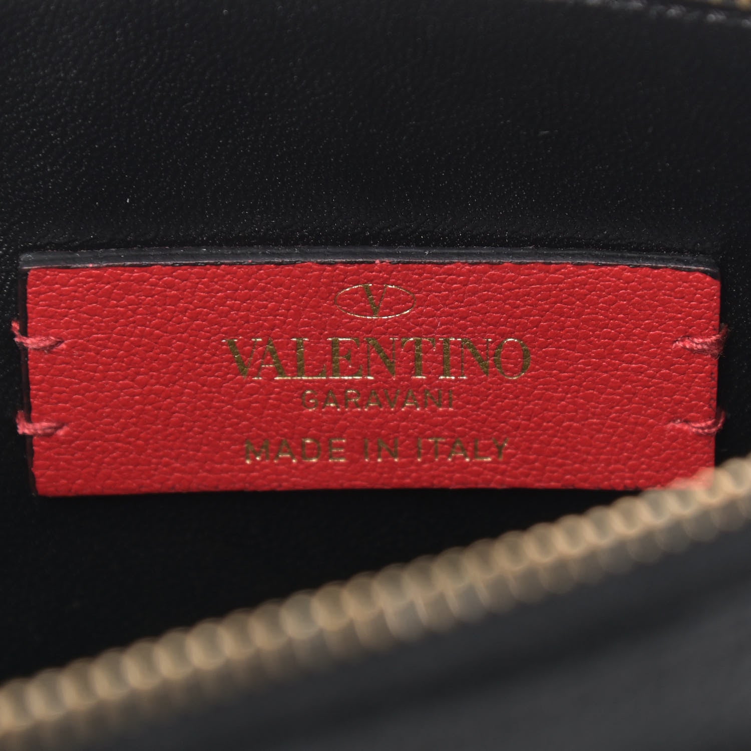 Valentino Garavani Grained Calfskin VSling Pouch Black 6 of 8