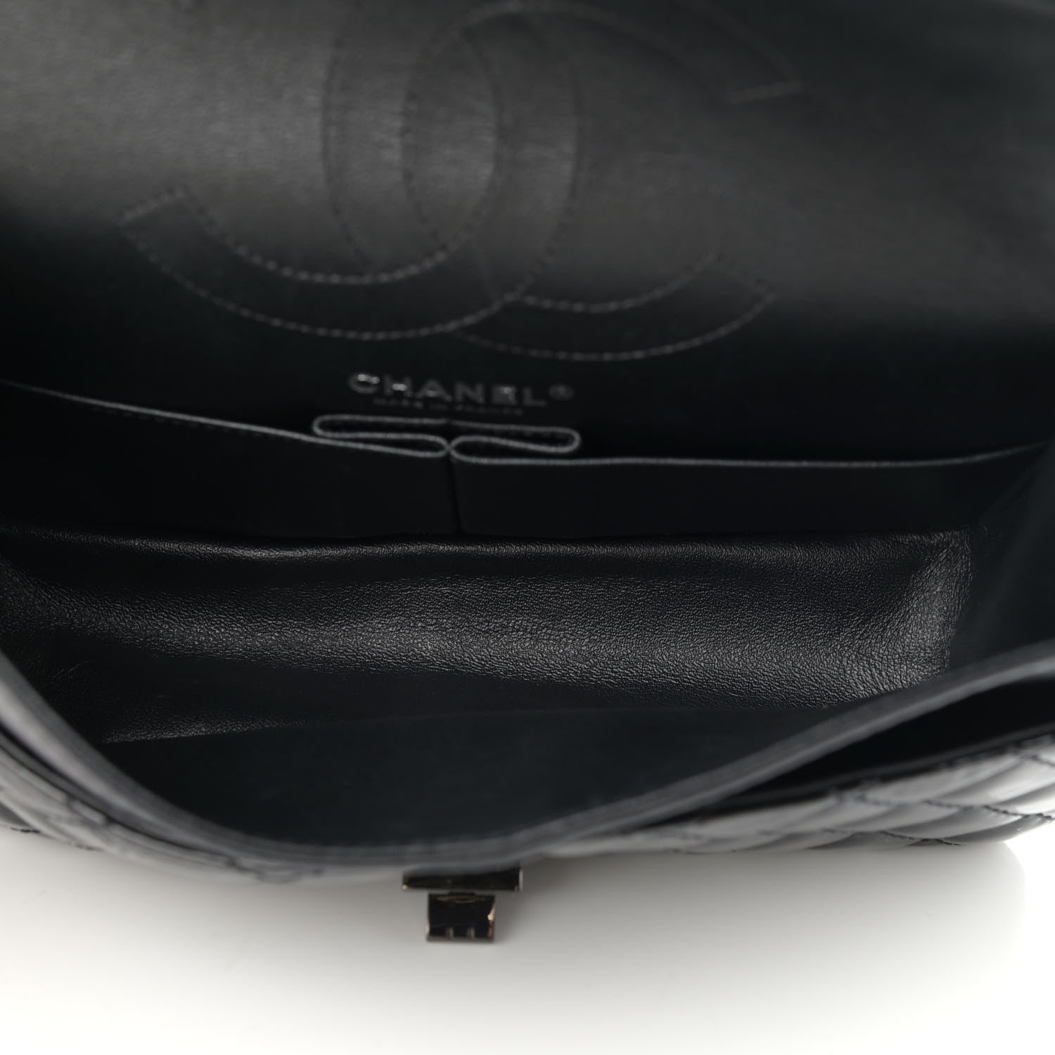 Chanel Patent Calfskin Quilted 2.55 Reissue 225 Flap So Black 5 of 13