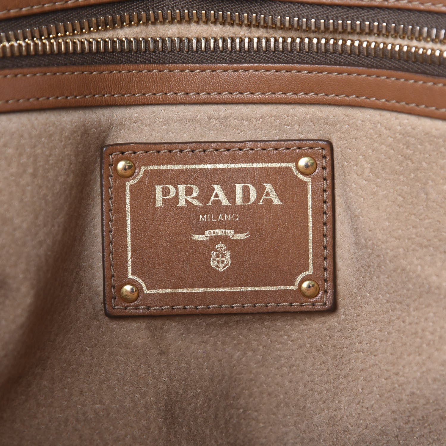 Prada Vitello Daino Tote Cannella 10 of 18
