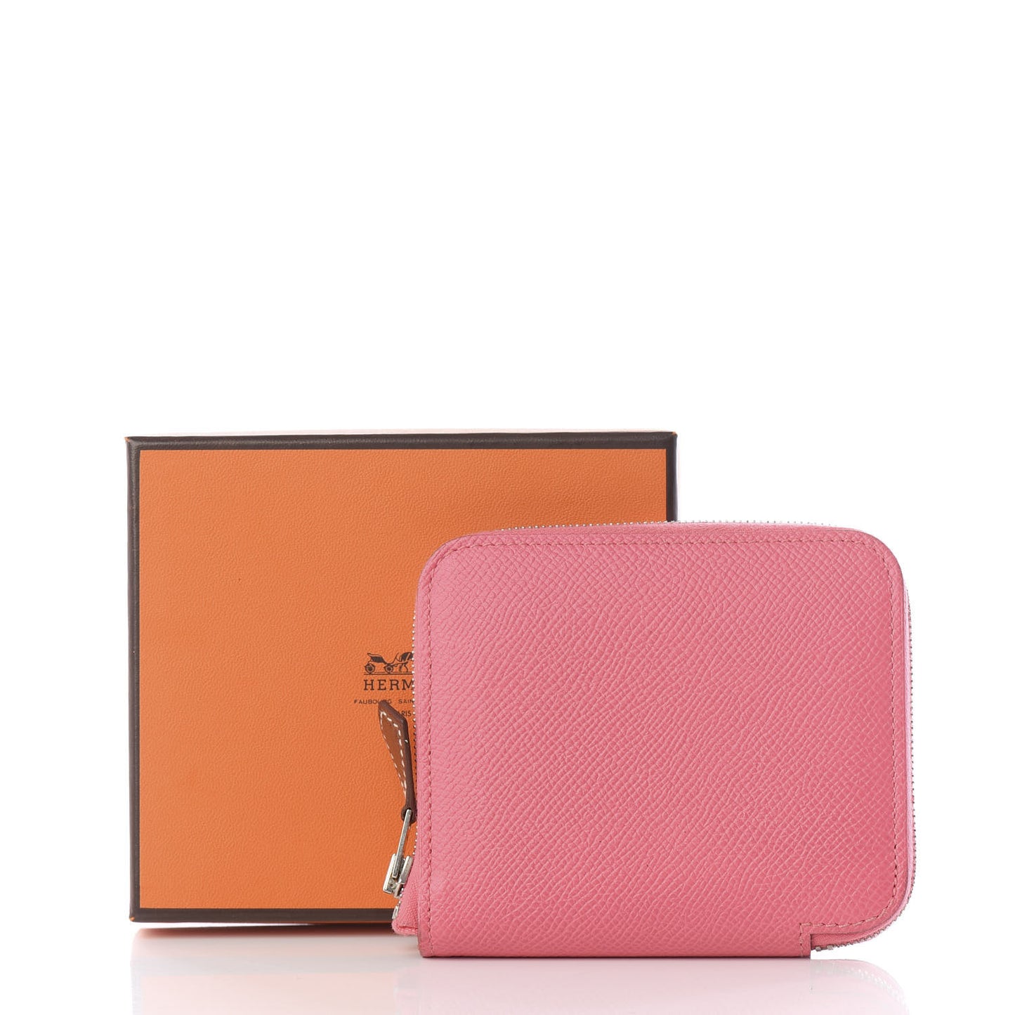 Epsom Silk'In Compact Wallet Rose Azalee