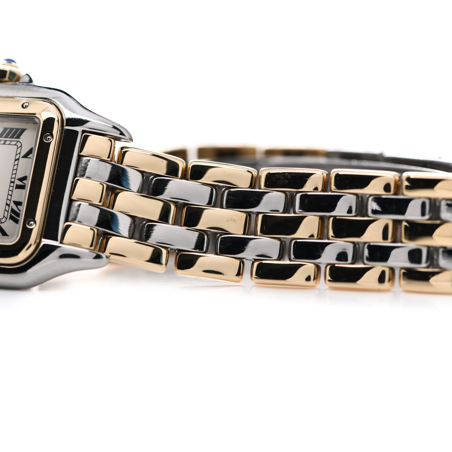 Cartier Stainless Steel 18K Yellow Gold 22mm Panthere Quartz Watch 5 of 5
