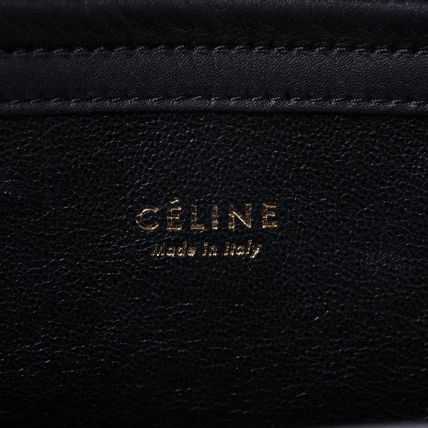 Celine Astrakhan Pony Hair Medium Phantom Luggage Black 6 of 13