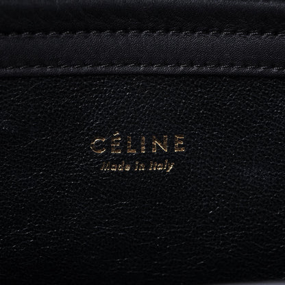 Celine Astrakhan Pony Hair Medium Phantom Luggage Black 6 of 13