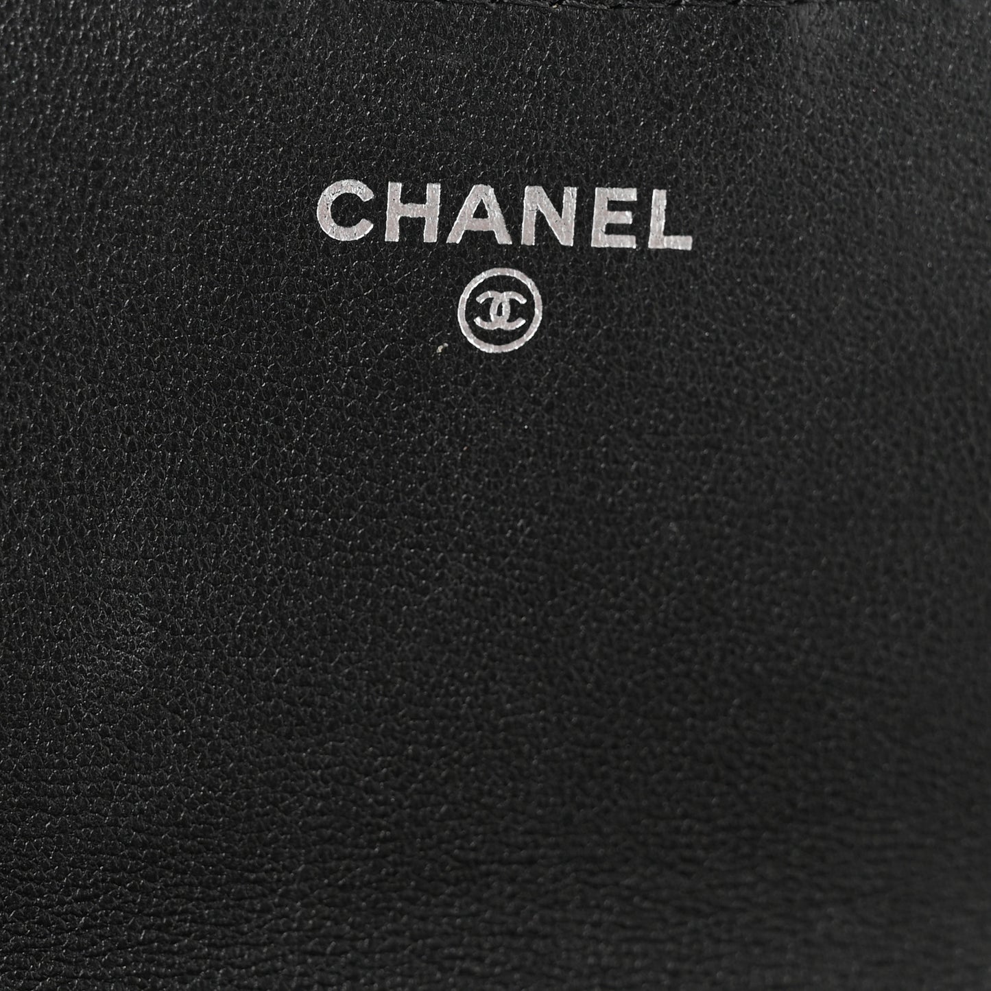 Lambskin Quilted Flap Phone Holder With Chain So Black