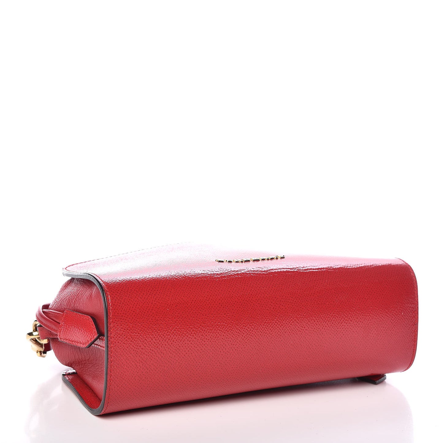 Patent Calfskin Small Dinton Crossbody Bag Bright Rose