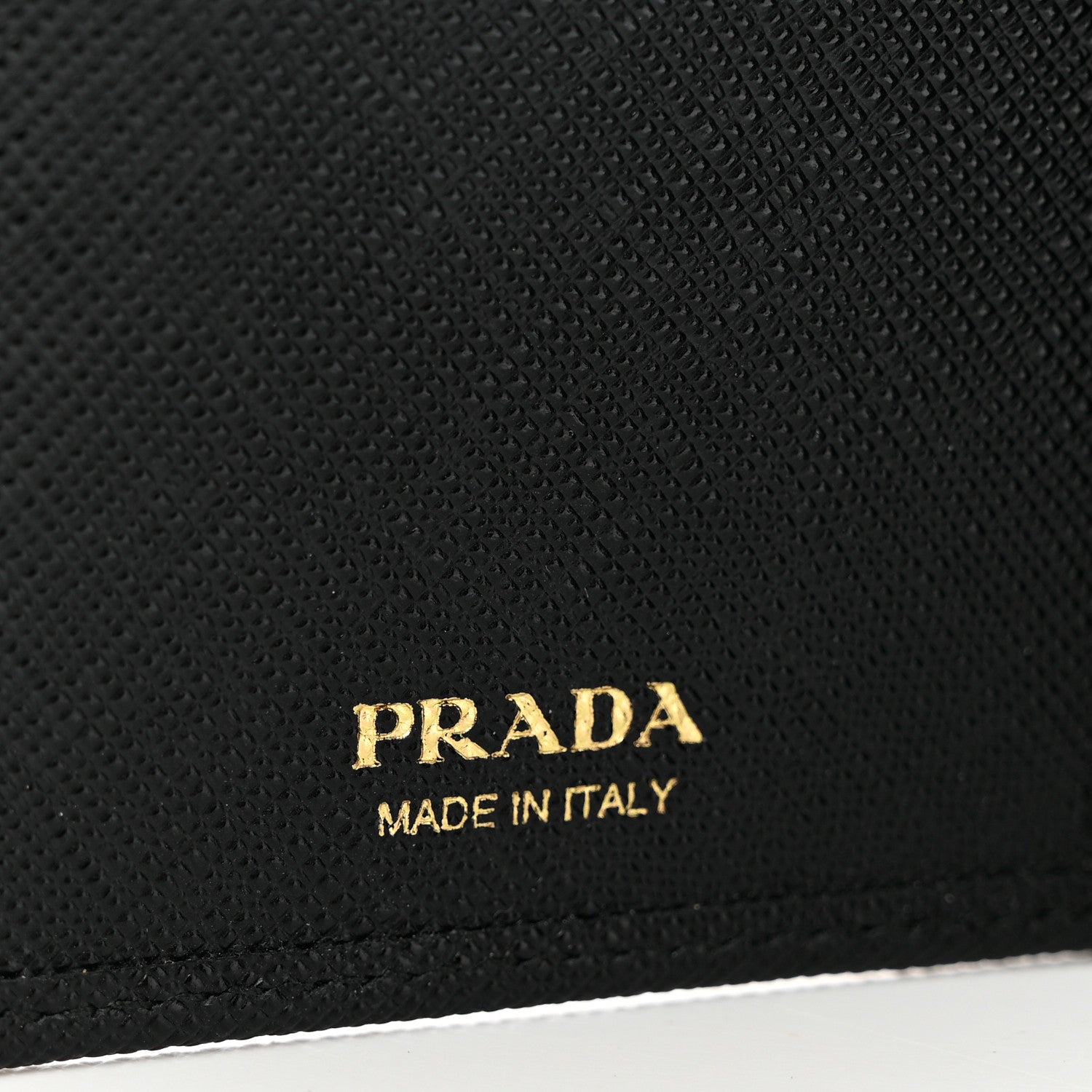 Prada Saffiano Metal Large Wallet Black 6 of 6
