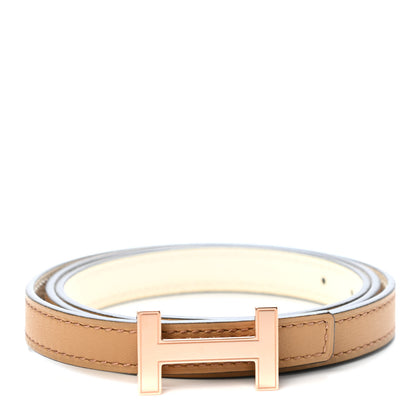 Hermes Epsom Swift 13mm Focus Belt 75 Nata Biscuit 1 of 4
