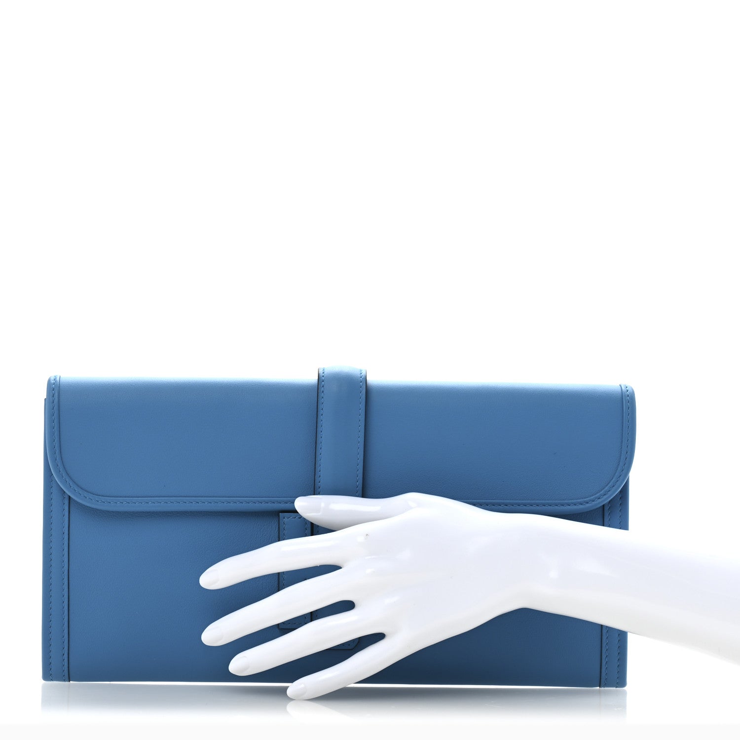 Hermes Swift Verso Jige Elan 29 Clutch Bleu Frida Rose Mexico 2 of 11