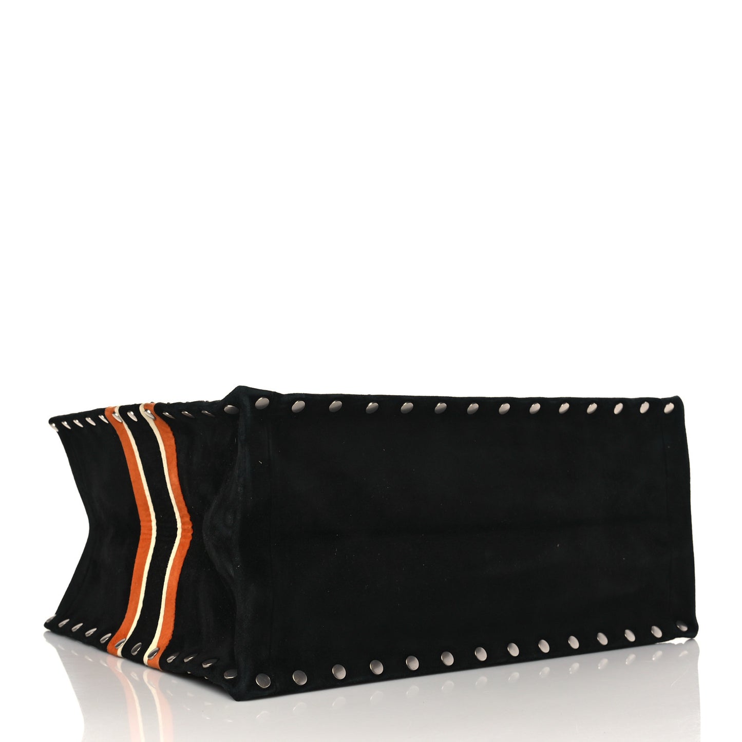 Suede Large La Terre Earth Book Tote Black