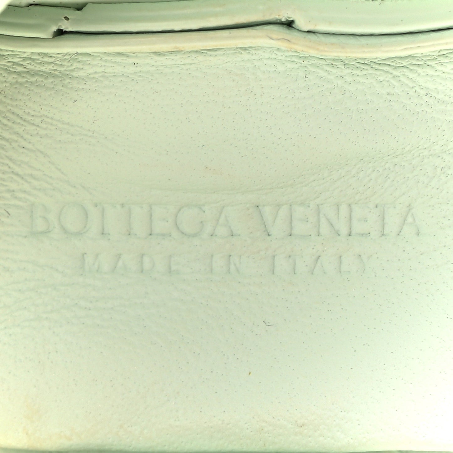 Nappa Intrecciato Mini Sardine Bag Fresh Mint