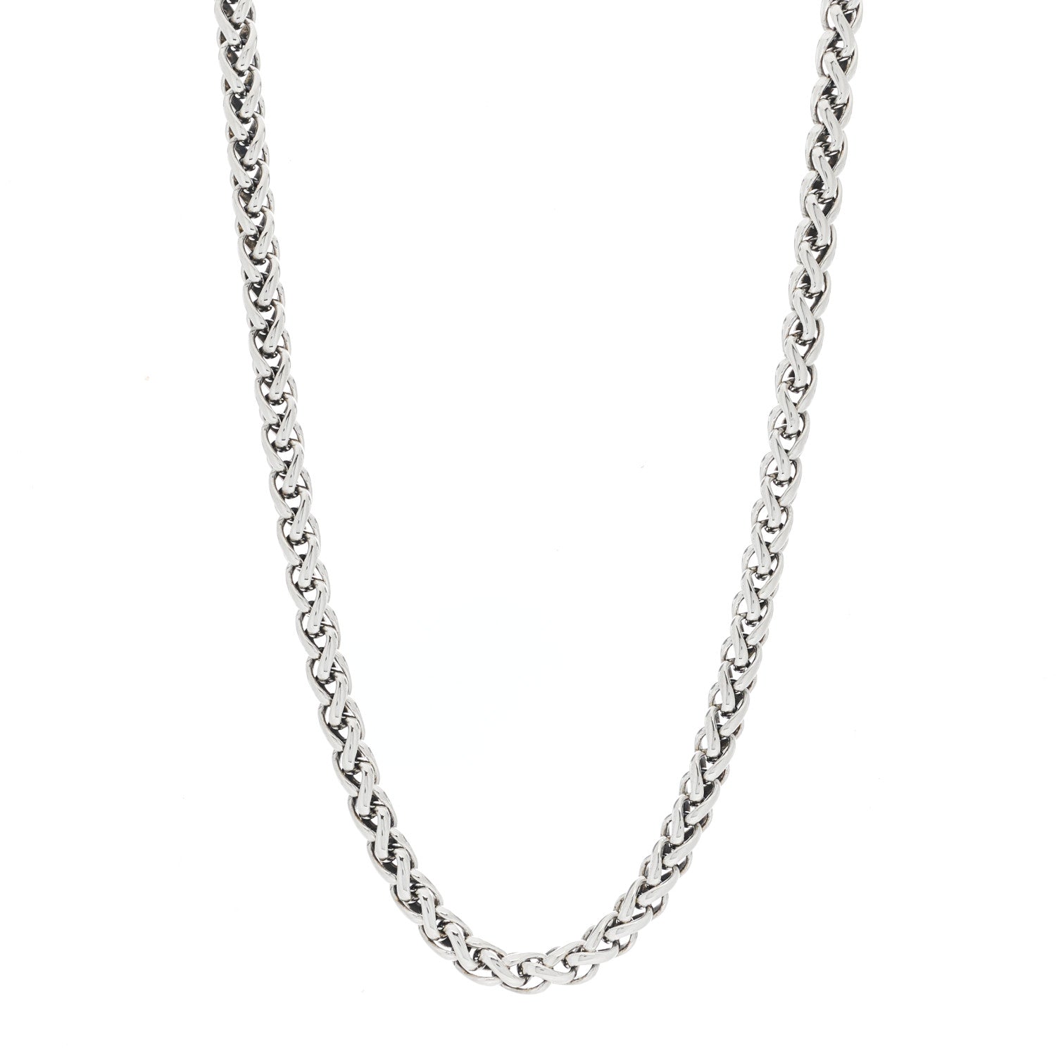 David Yurman Sterling Silver 14K Yellow Gold 6mm Wheat Chain Necklace 1 of 3