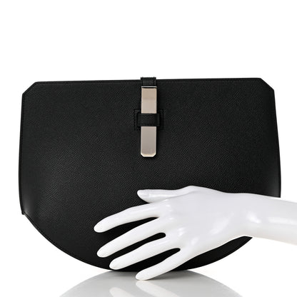 Hermes Epsom Baton de Craie Pochette Bleu Encre Black 2 of 11