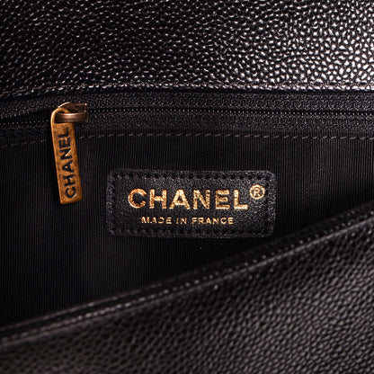 Chanel Caviar Medium Boy Flap Bag Black 8 of 9