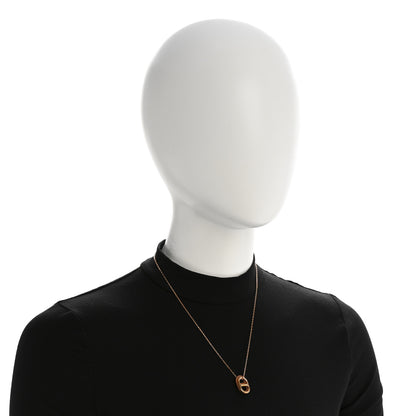Hermes Swift O'Maillon Pendant Necklace Gold 2 of 8