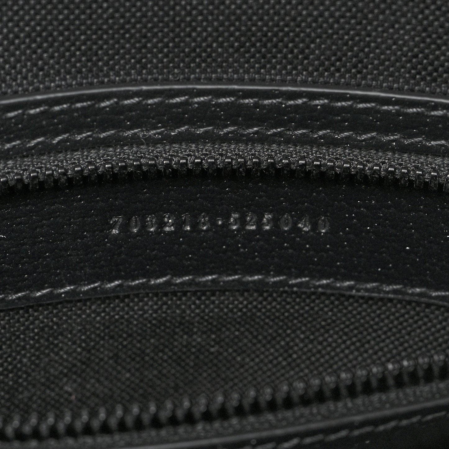 Textured Dollar Calfskin Web Monochrome Large Diana Tote Bag Black