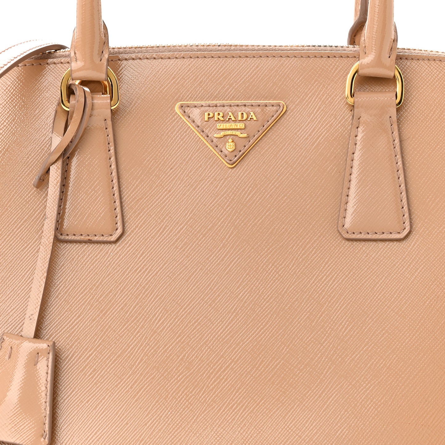 Saffiano Vernice Medium Promenade Tote Cammeo