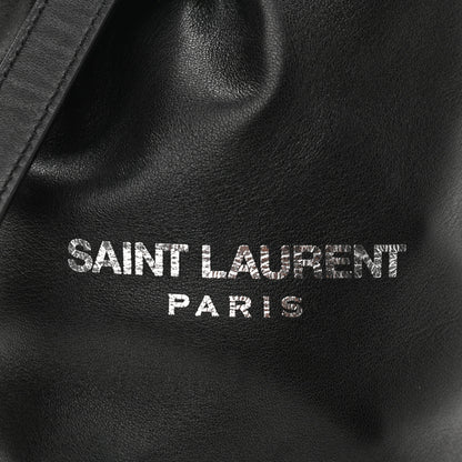 Saint Laurent Lambskin Small Teddy Bucket Bag Black 9 of 12