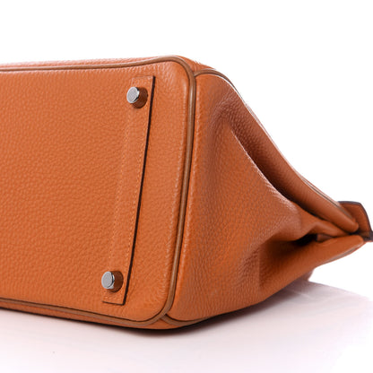 Hermes Togo Verso Birkin 30 Potiron Fauve 6 of 29