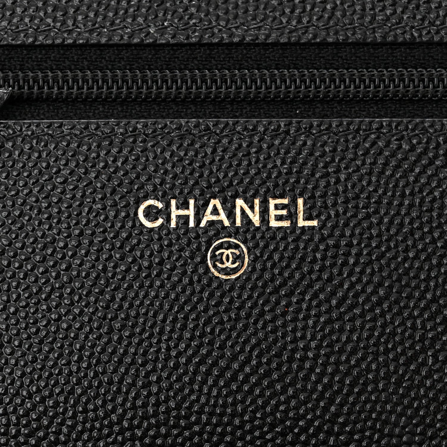 Chanel Caviar Quilted Golden Class Wallet On Chain WOC Black 6 of 12